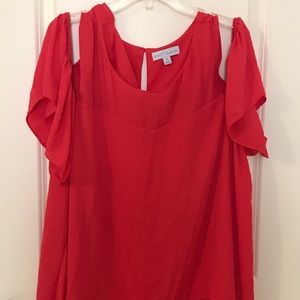Gently worn cold shoulder blouse